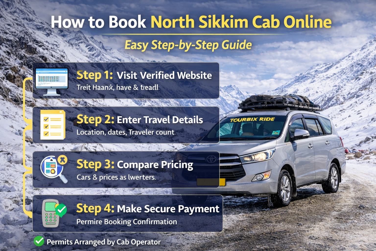 How to Book North Sikkim Cab Online – Easy Step-by-Step Guide